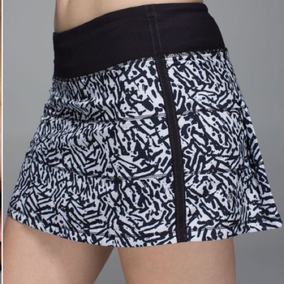 𝅺lululemon Pace Rival Skirt II Brushed Animal - Picture 3 of 12